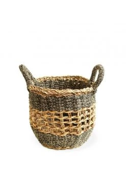Korissa Ula Mesh Basket Set - Black Home Goods