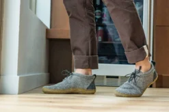 Kyrgies Men's Walkabout Wool Lace-Up Slippers