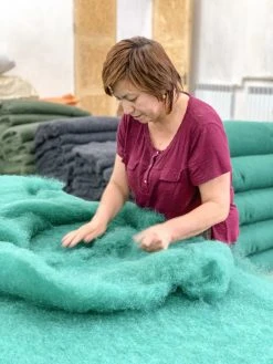 Kyrgies Women's Wool Tengries Slippers - Charcoal