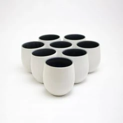 Carthage.Co La Marsa Stoneware Goblet Set Kitchen + Dining