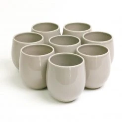 Carthage.Co La Marsa Stoneware Goblet Set Kitchen + Dining