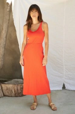 LA Relaxed New Arrivals Jacquard Pointelle Sundress