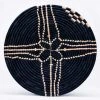 KAZI Home Goods Large Navy Sanaa Woven Wall Plate