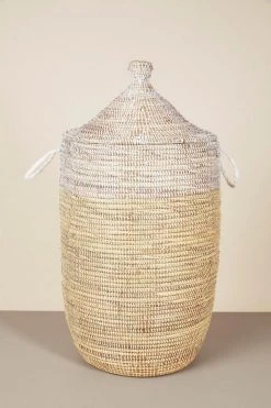 Mbare Large Two-Tone Basket