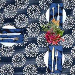 Ichcha Leaf Art Napkin Set Kitchen + Dining