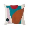 Leah Singh Home Goods Blah Blah Shapes Wool Throw Pillow Cover 2 Leah Singh Home Goods Blah Blah Shapes Wool Throw Pillow Cover