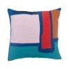 Leah Singh Home Goods Blah Blah Square Wool Throw Pillow Cover