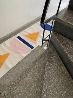 Leah Singh Dana Runner Rug - Navy