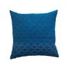 Leah Singh Eva Wool Throw Pillow Cover - Indigo + Aqua Home Goods
