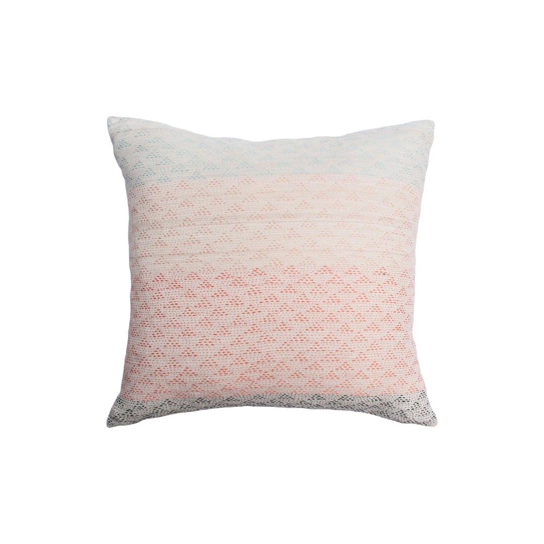 Leah Singh Eva Throw Pillow Cover - Ivory + Coral Home Goods 3 Leah Singh Eva Throw Pillow Cover - Ivory + Coral Home Goods
