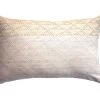 Leah Singh Eva Wool Lumbar Pillow Cover - Ivory + Pink 2 Leah Singh Eva Wool Lumbar Pillow Cover - Ivory + Pink