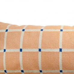 Leah Singh Grid Large Lumbar Pillow Cover