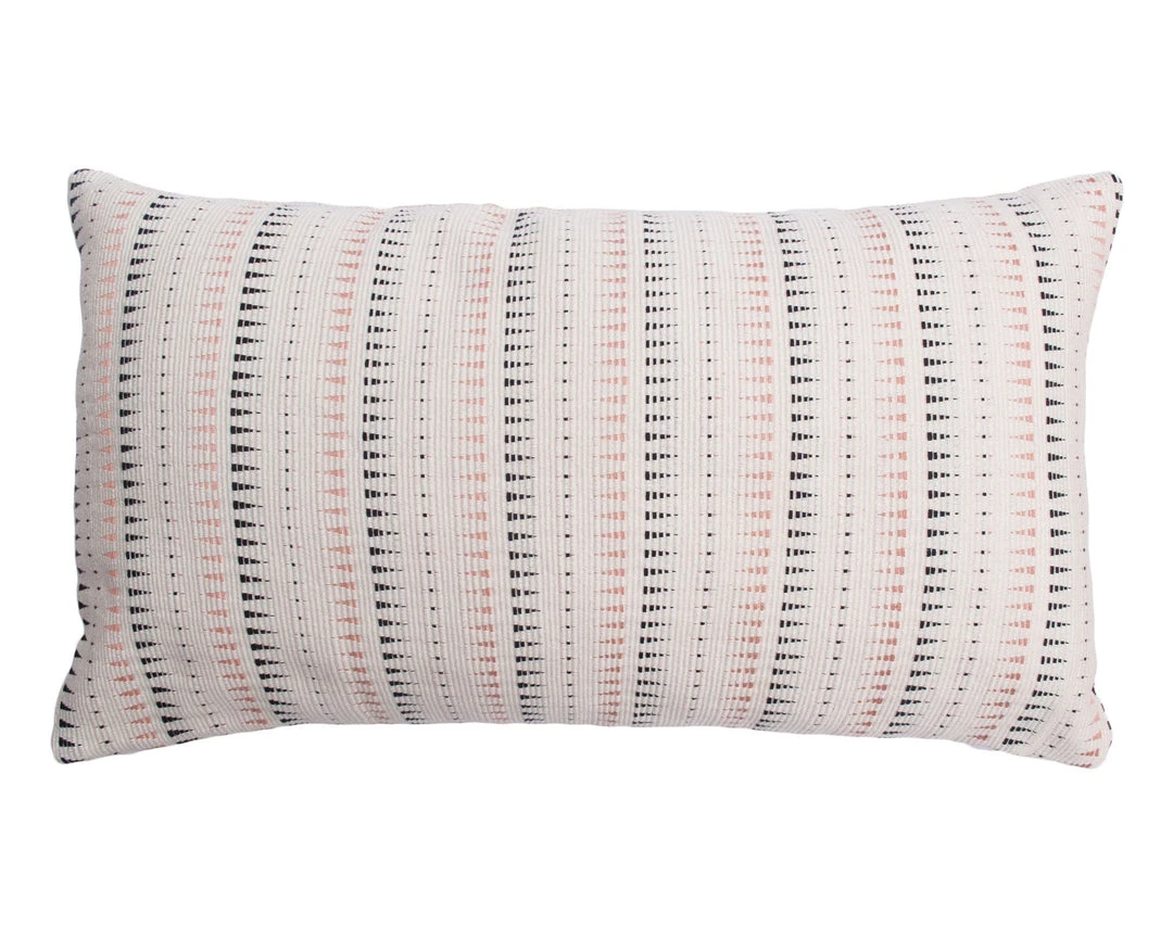 Leah Singh Home Goods Lisbon Lumbar Pillow Cover - Tiny Triangles 3 Leah Singh Home Goods Lisbon Lumbar Pillow Cover - Tiny Triangles