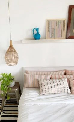 Leah Singh Home Goods Lisbon Lumbar Pillow Cover - Tiny Triangles 6 Leah Singh Home Goods Lisbon Lumbar Pillow Cover - Tiny Triangles