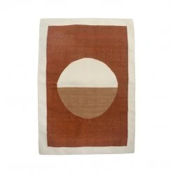 Leah Singh Luna Circle Wool Rug - Ochre Home Goods