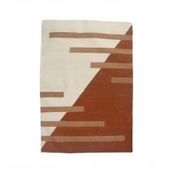 Leah Singh Home Goods Luna Stripes Wool Rug - Ochre