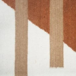 Leah Singh Home Goods Luna Stripes Wool Rug - Ochre 7 Leah Singh Home Goods Luna Stripes Wool Rug - Ochre