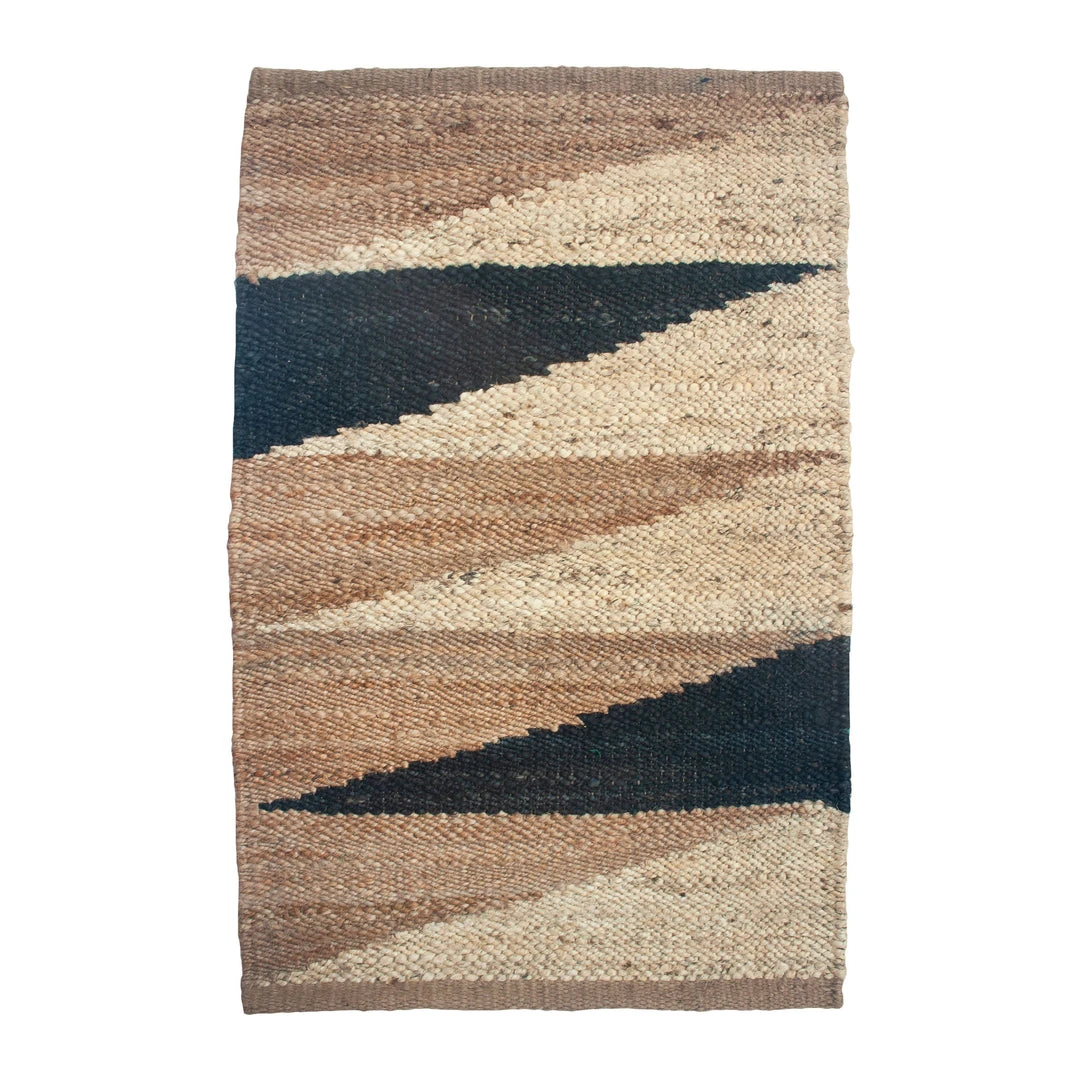 Leah Singh Margeaux Landscape Jute Rug - Black 3 Leah Singh Margeaux Landscape Jute Rug - Black