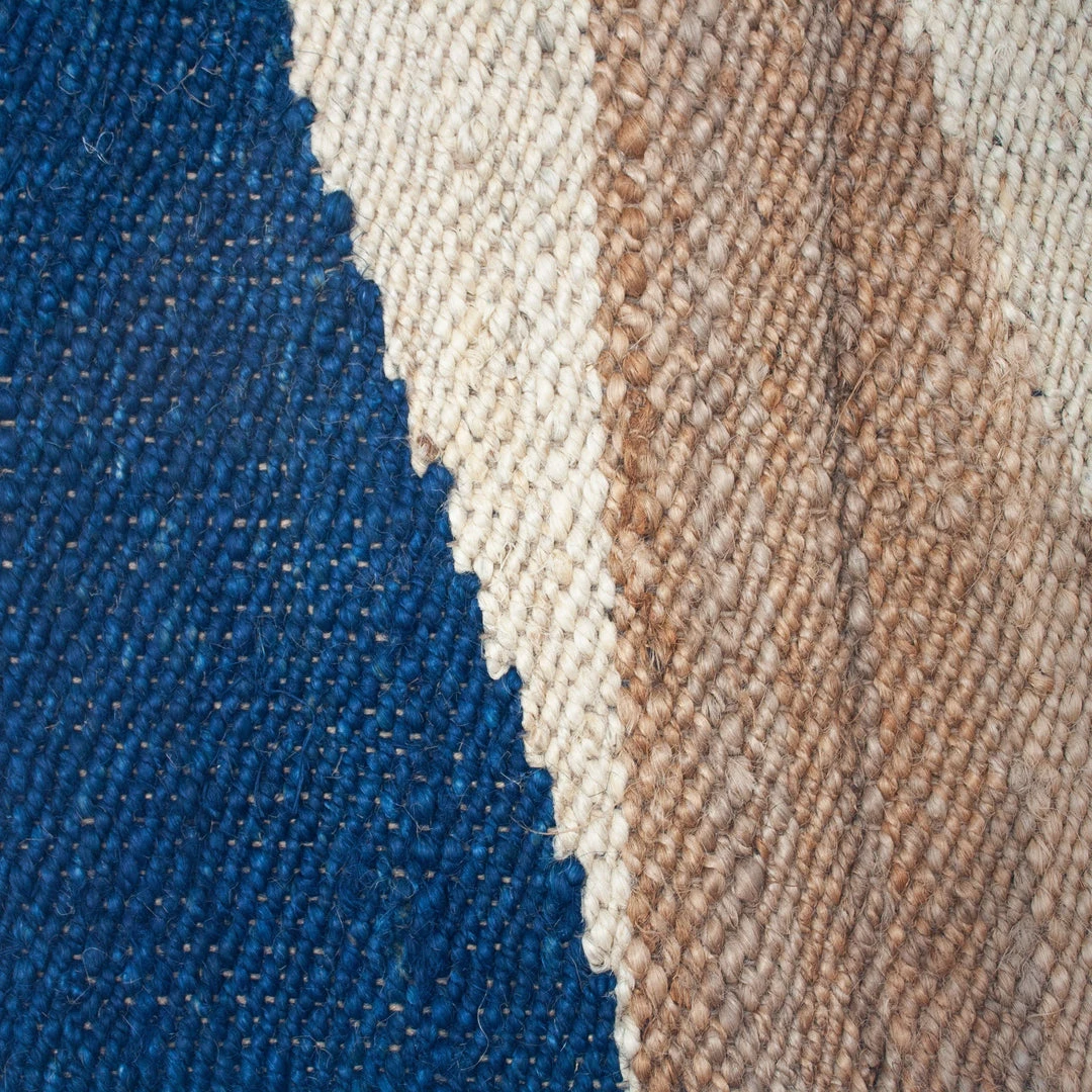 Leah Singh Margeaux Landscape Jute Rug - Blue 4 Leah Singh Margeaux Landscape Jute Rug - Blue