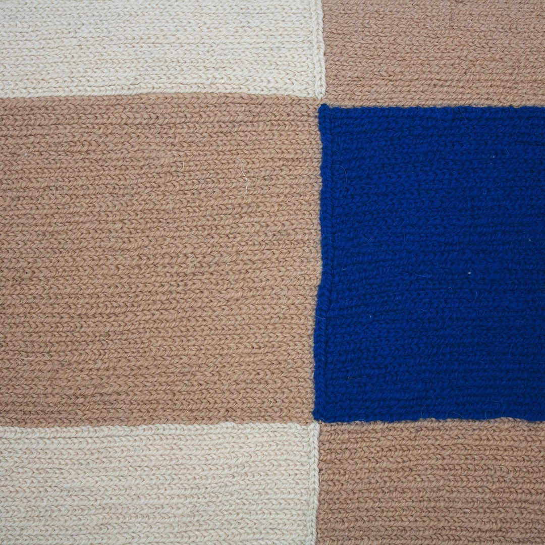 Leah Singh Marianne Wool Lumbar Pillow Cover - Blue Home Goods 5 Leah Singh Marianne Wool Lumbar Pillow Cover - Blue Home Goods