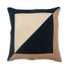 Leah Singh Marianne Square Wool Throw Pillow Cover - Black Home Goods 1 Leah Singh Marianne Square Wool Throw Pillow Cover - Black Home Goods