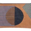 Leah Singh Olivia Stripe Clutch - Ochre Handcrafted 1 Leah Singh Olivia Stripe Clutch - Ochre Handcrafted