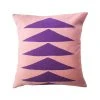 Leah Singh Palm Springs Wool Throw Pillow Cover - Purple