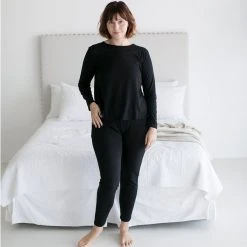 Leena & Lu Best Sellers Pima Pants - Black 12 Leena & Lu Best Sellers Pima Pants - Black