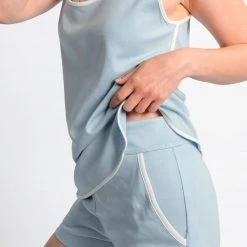 Leena & Lu Pima Tank And Short Pajama Set New Arrivals