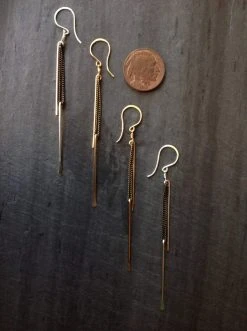 L.Greenwalt Jewelry Best Sellers Sleek Quill Earrings