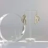 L.Greenwalt Jewelry Abstract Monstera Earrings Special Occasion