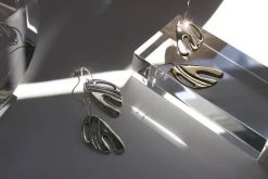 L.Greenwalt Jewelry Abstract Monstera Earrings Special Occasion