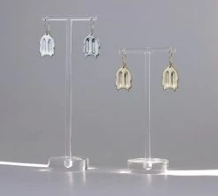 L.Greenwalt Jewelry Christmas Cactus Earrings Special Occasion