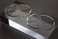 L.Greenwalt Jewelry Streamline Round Profile Earrings