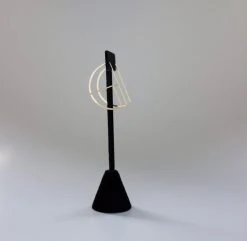 L.Greenwalt Jewelry Streamline Round Profile Earrings