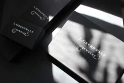 L.Greenwalt Jewelry Handcrafted Crescent Cascade Necklace