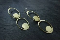 L.Greenwalt Jewelry Saturnia Earrings - Long
