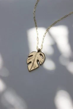 L.Greenwalt Jewelry Best Sellers Monstera Necklace