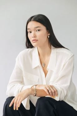 L.Greenwalt Jewelry Best Sellers Monstera Necklace