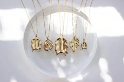 L.Greenwalt Jewelry Best Sellers Monstera Necklace