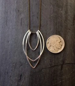 L.Greenwalt Jewelry Flame Necklace - Small