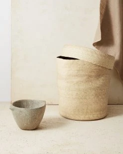 Minna Lidded Palm Basket 17 Minna Lidded Palm Basket