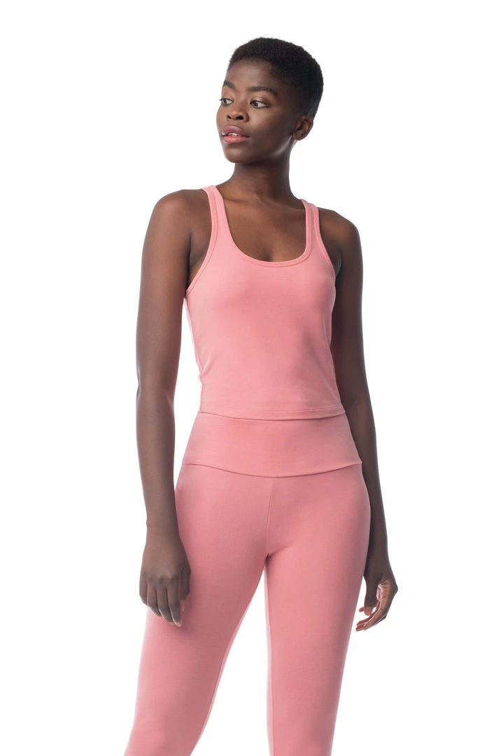 Synergy Organic Clothing Sale Lighten Tank - Mauve 4 Synergy Organic Clothing Sale Lighten Tank - Mauve