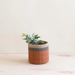 LIKHĂ‚ Home Goods Coral Tabletop Mini Basket