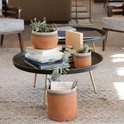 LIKHÂ Home Goods Coral Tabletop Mini Basket