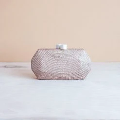 LIKHÂ Dusty Rose Clutch Special Occasion