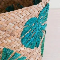 LIKHÂ Monstera Soft Planter Basket Home Goods