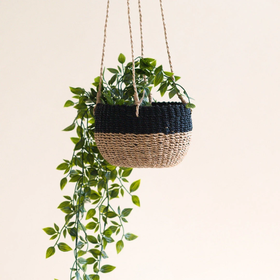 LIKHÂ Colorblock Hanging Planter Basket Home Goods 3 LIKHÂ Colorblock Hanging Planter Basket Home Goods