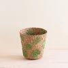 LIKHÂ Home Goods Palm Embroidered Basket 2 LIKHÂ Home Goods Palm Embroidered Basket