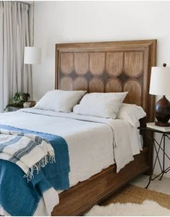 Creative Women Home Goods Natural Chambray Linen Duvet Cover Set